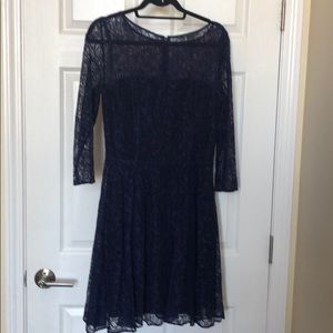Purple Lace Dress Size 6